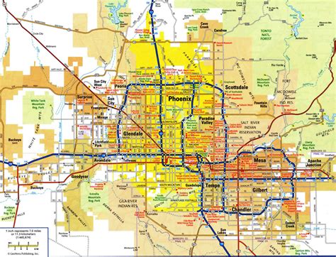 Printable Map Of Phoenix